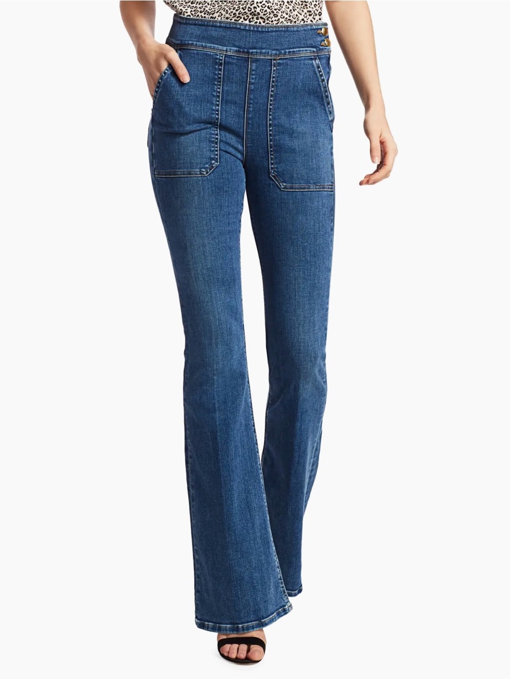 FRAME Le Francoise High-Rise Flare Jeans